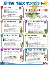 夏休み7館スタンプラリー