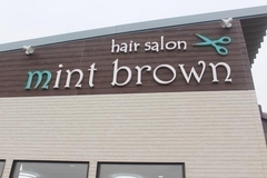 hair salon mint brown