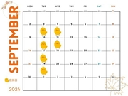 9月のおやすみのおしらせ