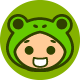 80px×80pxのリンク用かえっぺ顔バナー（丸）