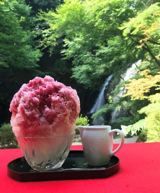 月待の滝 もみじ苑 茨城 かき氷