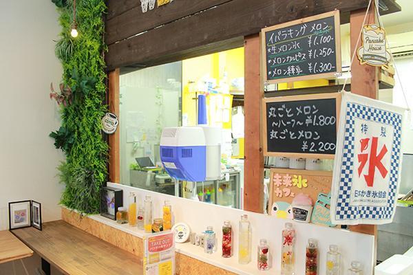 KAKIGORI&PANCAKE 未来氷カフェ 茨城 かき氷 店内