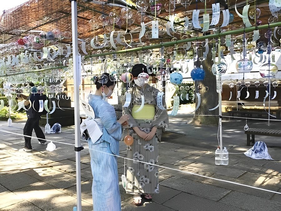 風鈴まつり(大宝八幡宮)