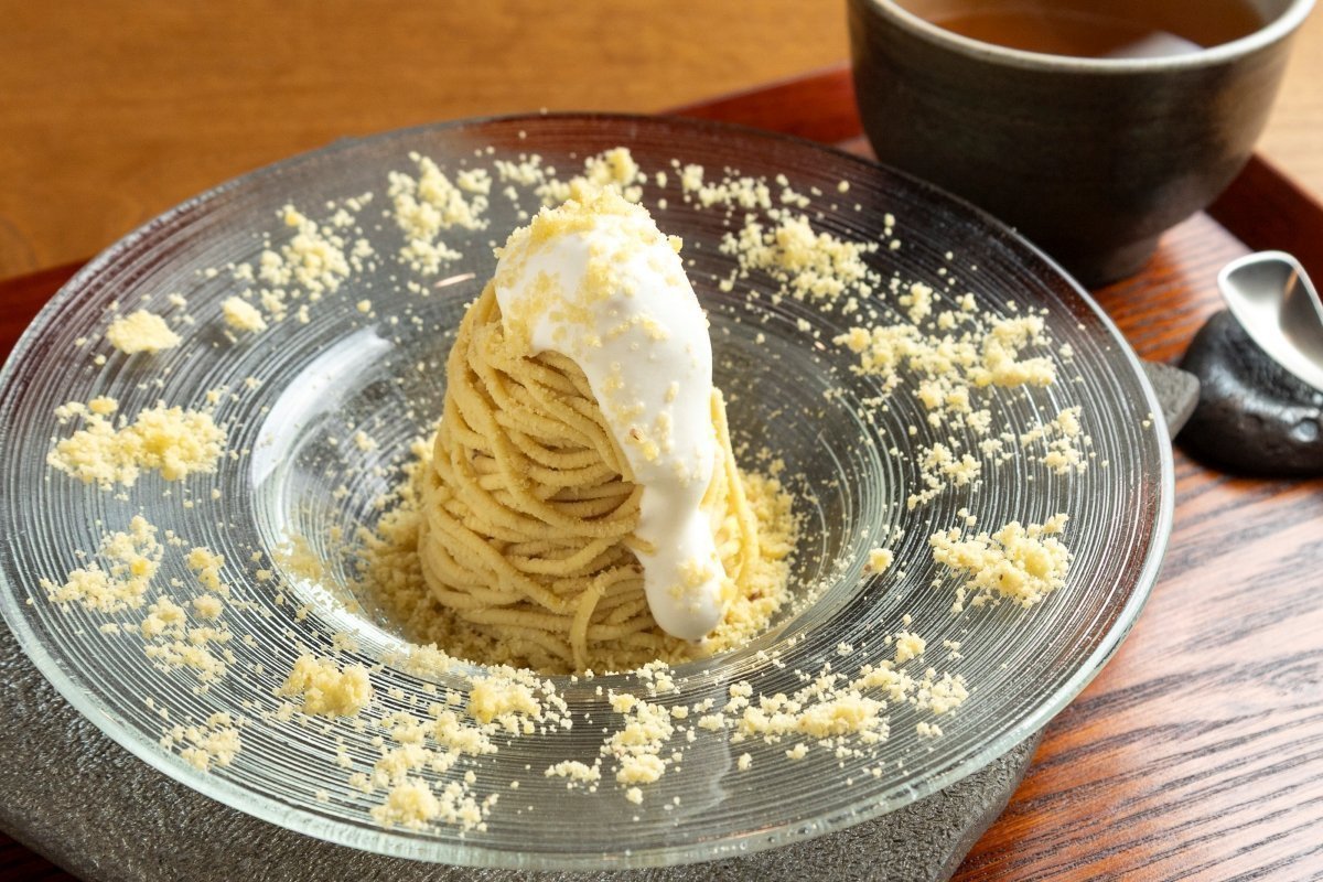 『HITOMALU』(プレミアムモンブラン)｜和栗や古-inishie-（笠間市）