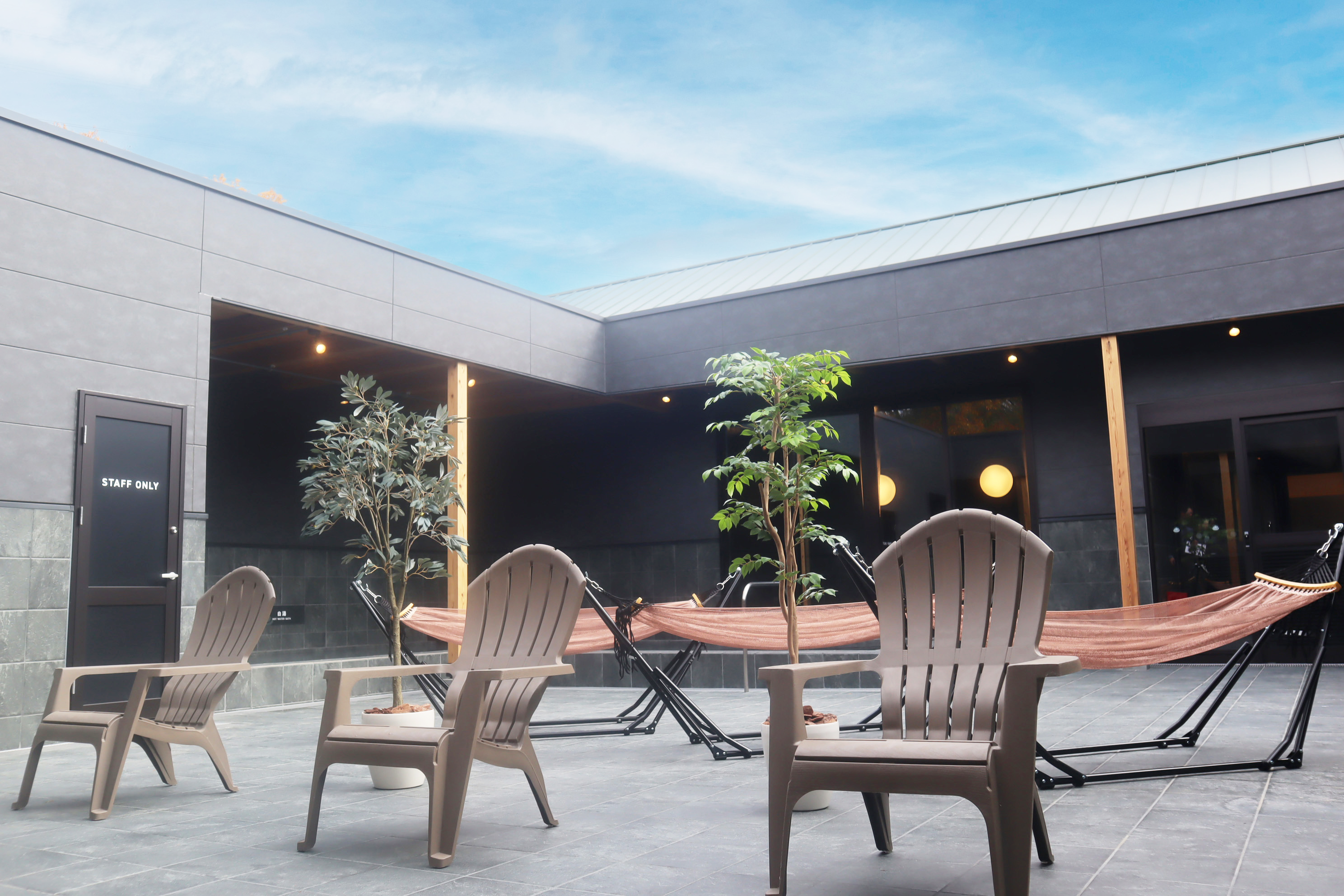 りんねの湯　サウナ　整うスペース