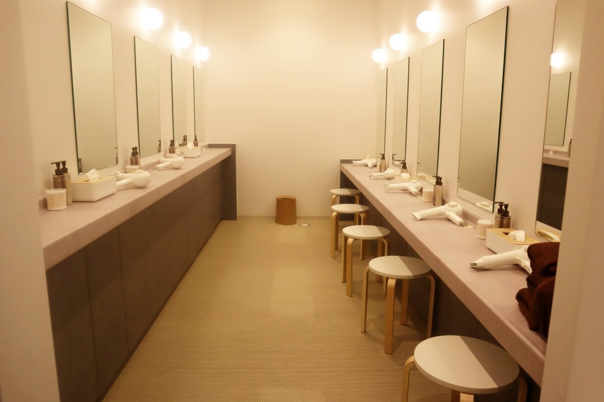 りんねの湯　ドライスペース　ドライヤー