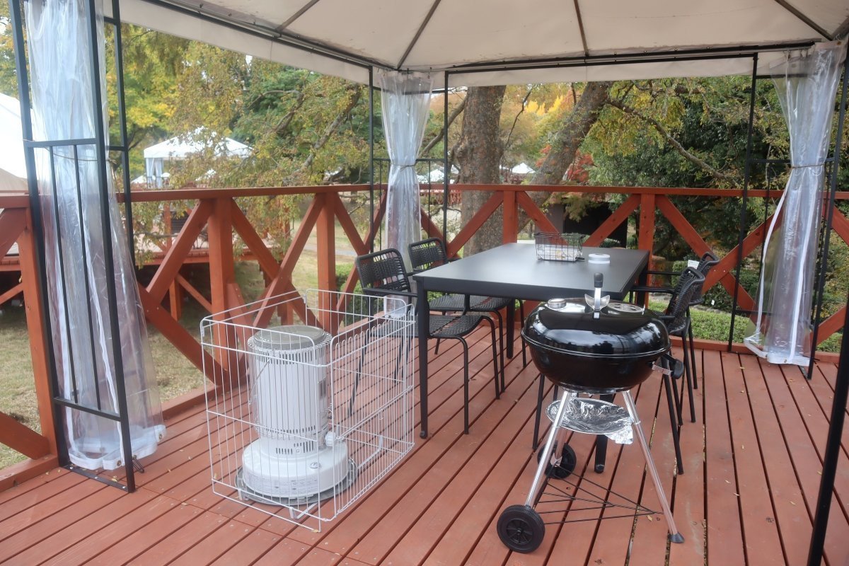 林音　グランピング　ＢＢＱ