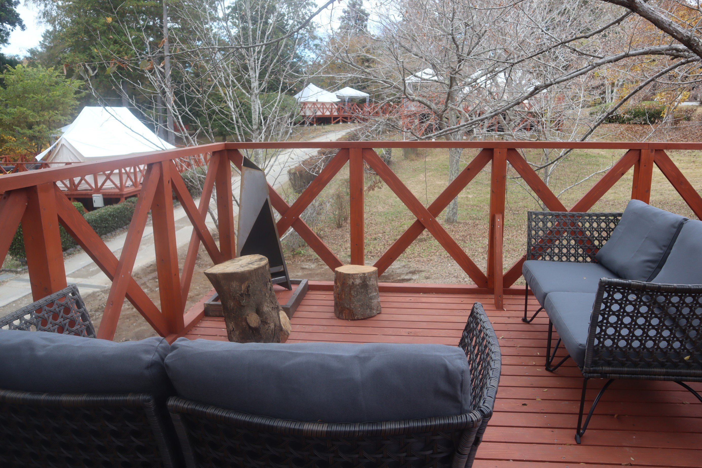 林音ファミリースイートのラウンジ