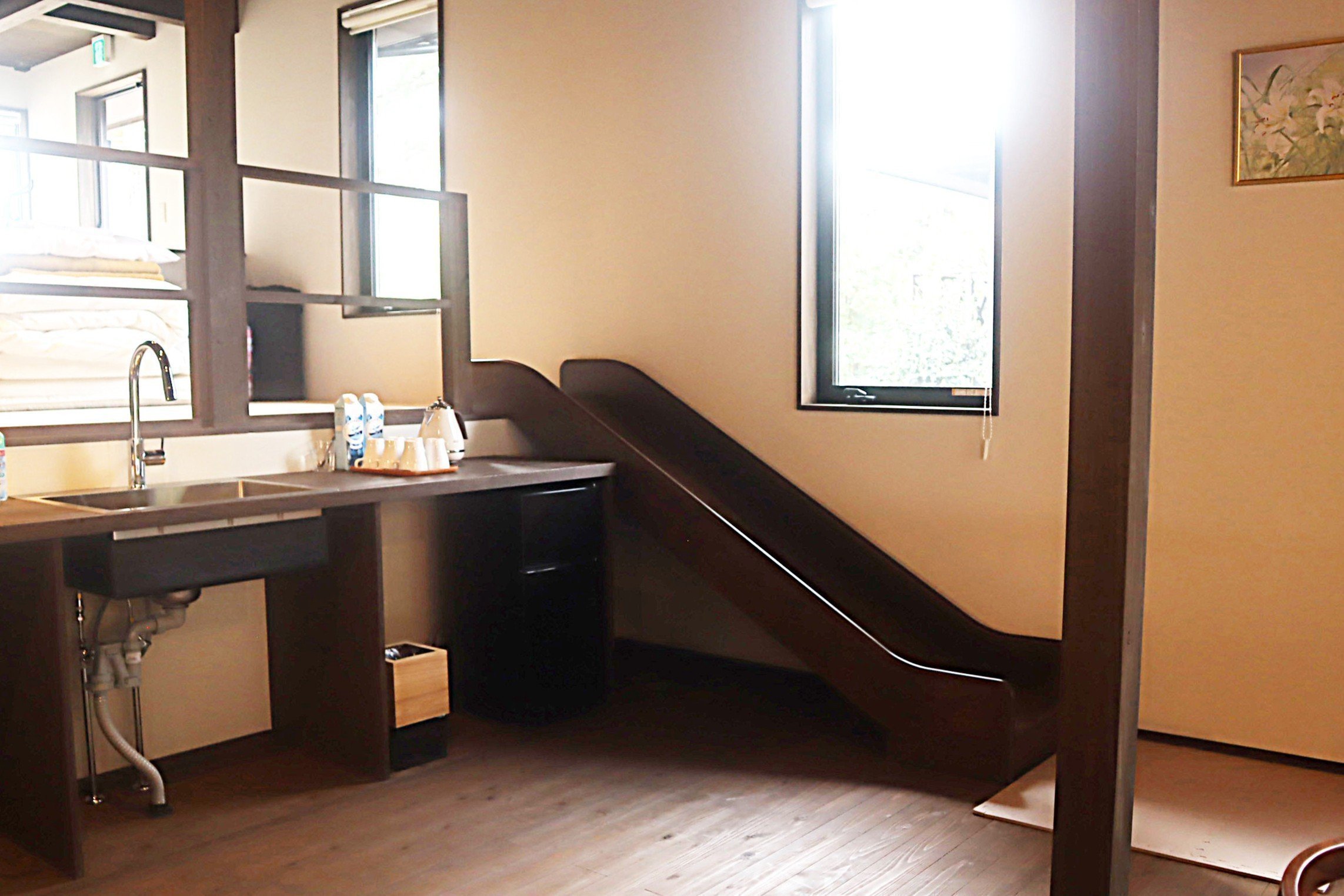 テラス　滑り台完備　お子様OK