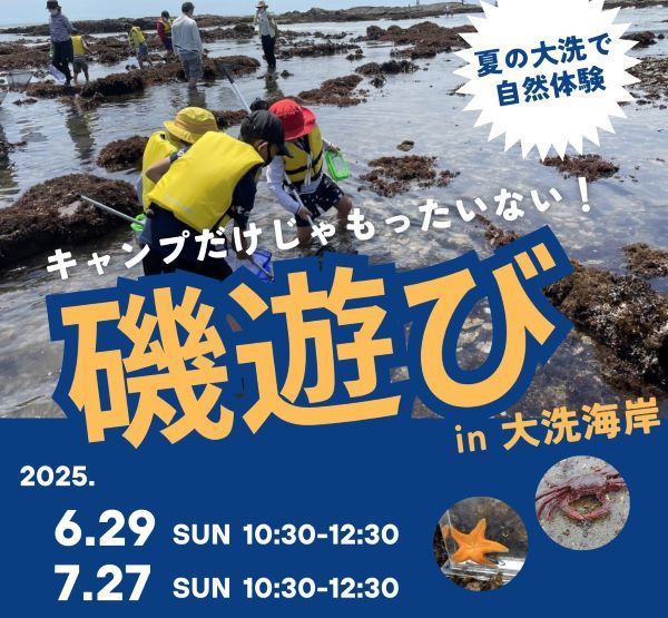 磯遊び体験 in 大洗海岸