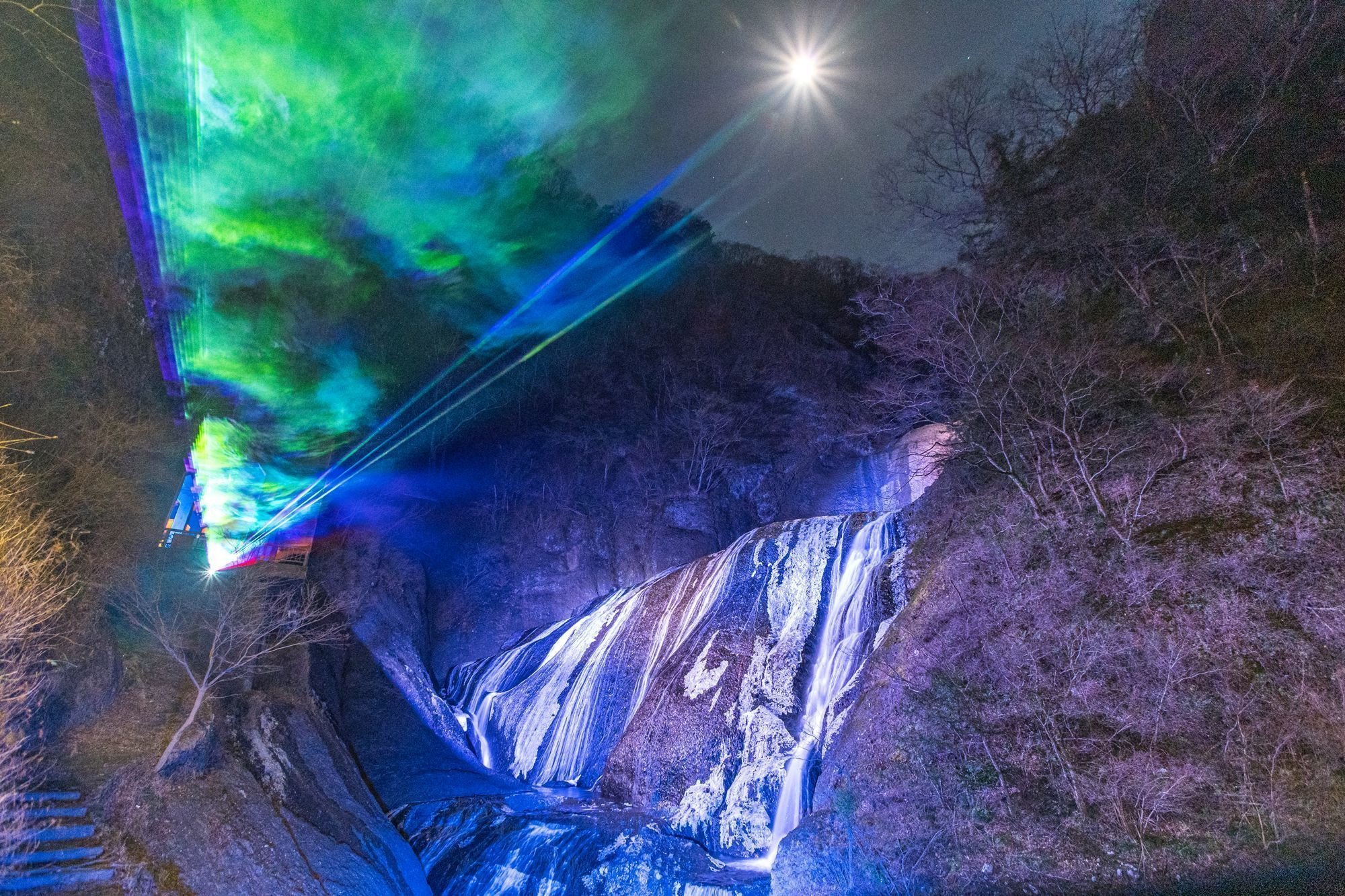 大子来人～ダイゴライト～ 袋田の滝ライトアップ