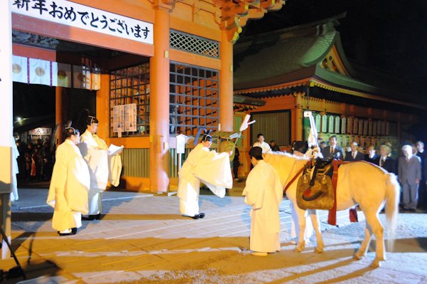邪気祓う
白馬祭