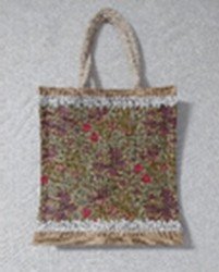 2月のワークショップ
デコパージュ:ジュートバックづくり