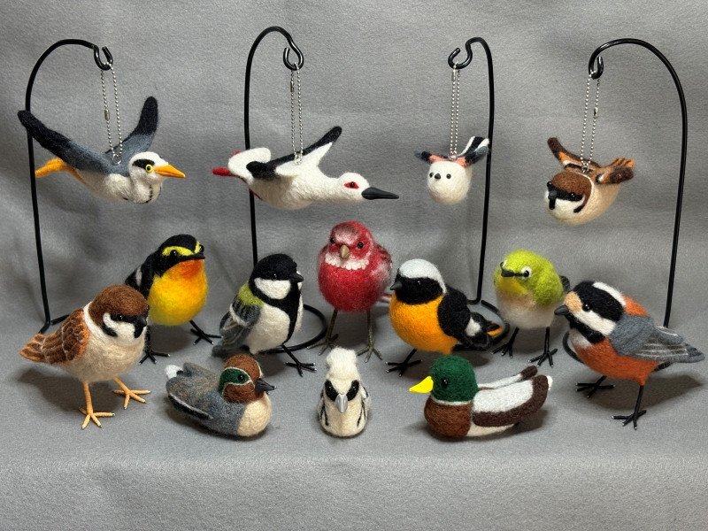 原子力科学館　羊毛フェルト展