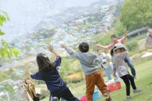 シャボン玉ショー