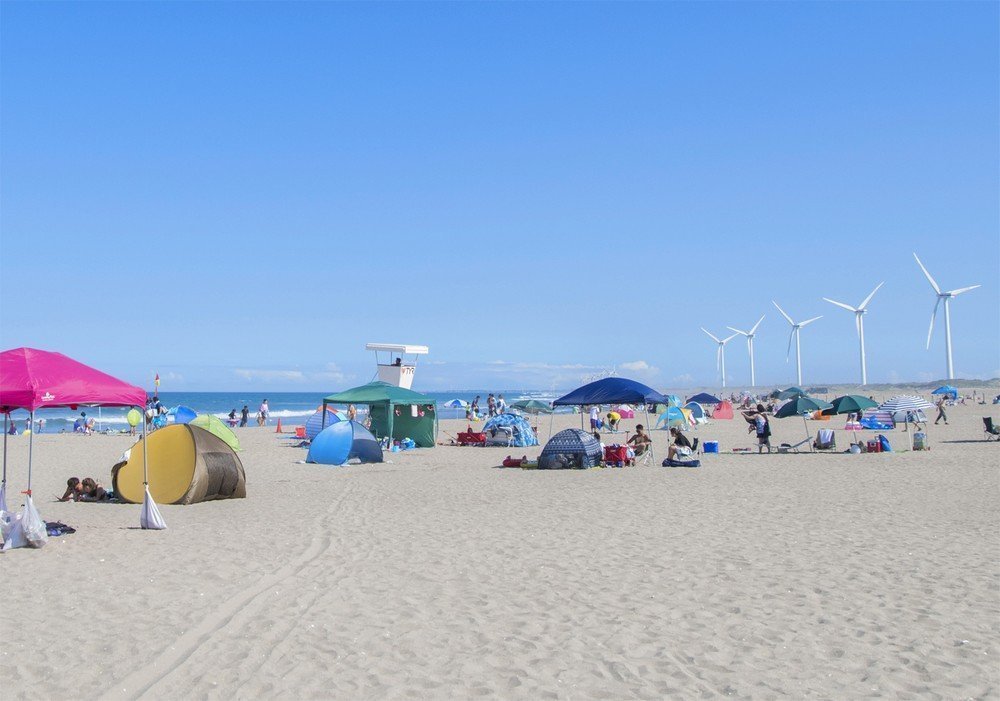 "神栖の海"を楽しもう！
海水浴場開設