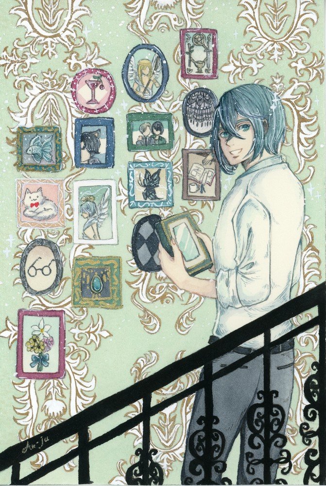 てのひらサイズの原画作品の展示会
「てのひらに彩りを－小さな原画展－」