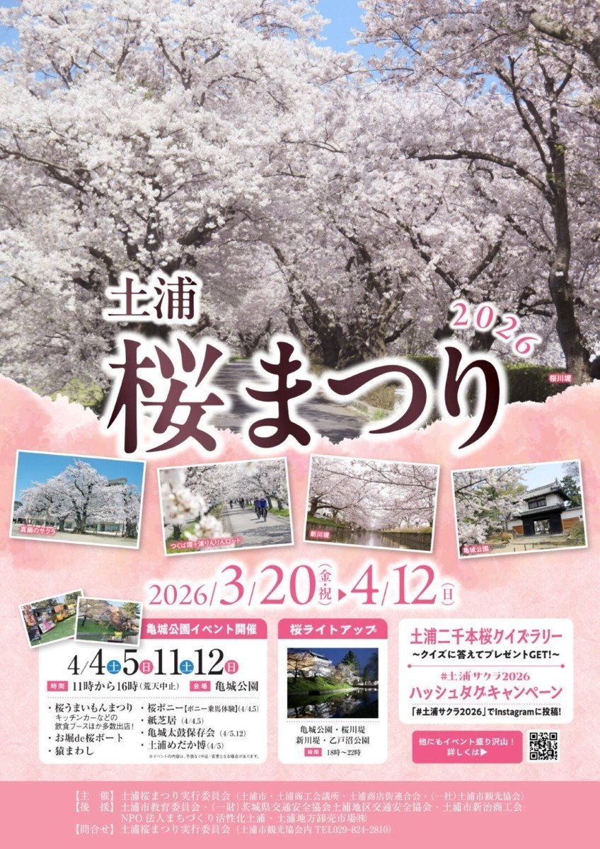 土浦桜まつり2026